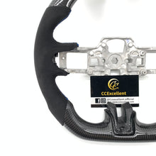 Load image into Gallery viewer, CCexcellent for Ford Mustang 2018 2019 2021 2022 carbon fiber steering wheel with alcantara
