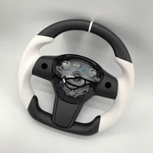 Load image into Gallery viewer, CCExcellent for tesla model3 2017-2020 carbon fiber steering wheel black matte carbon fiber thumbgrips
