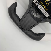 Load image into Gallery viewer, CCExcellent for tesla model3 2017-2020 carbon fiber steering wheel matte carbon fiber
