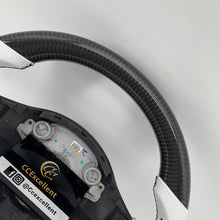 Load image into Gallery viewer, CCExcellent for tesla model3 2017-2020 carbon fiber steering wheel gloss black carbon fiber
