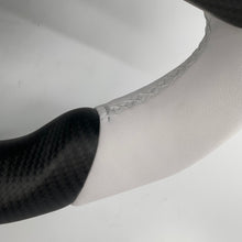 Load image into Gallery viewer, CCExcellent for tesla model3 2017-2020 carbon fiber steering wheel white stripe
