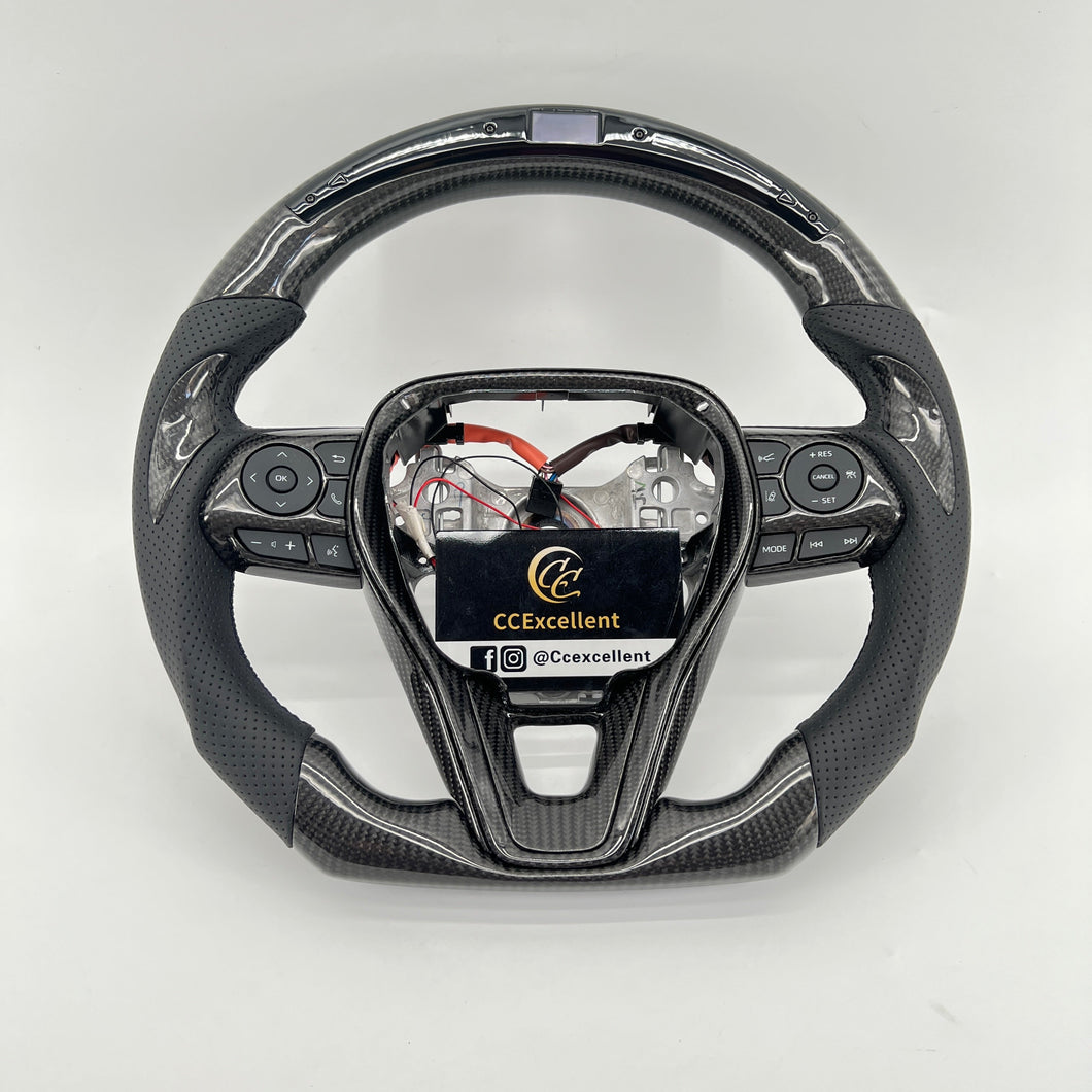 CCexcellent -For Toyota RAV4 2019 2020 2021 carbon fiber steering wheel