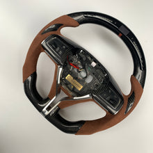 Load image into Gallery viewer, CCexcellent  For Maserati Quattroporte GTS 2013 2014 2015 2016 2017 2018 2019 carbon fiber steering wheel with LED at the top
