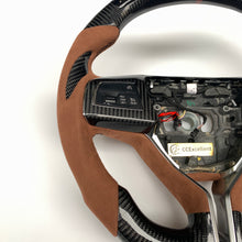 Load image into Gallery viewer, CCexcellent  For Maserati Quattroporte GTS 2013 2014 2015 2016 2017 2018 2019 carbon fiber steering wheel with LED at the top
