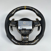 Load image into Gallery viewer, CCexcellent  For Porsche  Carrera models 2012 2013 2014 2015 2016 carbon fiber steering wheel  with black perforated leather sides
