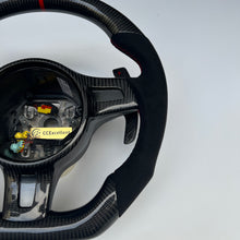 Load image into Gallery viewer, CCexcellent For Porsche Panamera 2009 2010 2011 2012 2013 2014 2015 2016  carbon fiber wheel with black Italian alcantara sides
