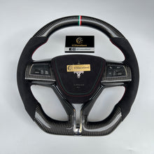 Load image into Gallery viewer, CCexcellent For Maserati Quattroporte GTS 2013 2014 2015 2016 2017 2018 2019 carbon steering wheel with black Italian alcantara sides
