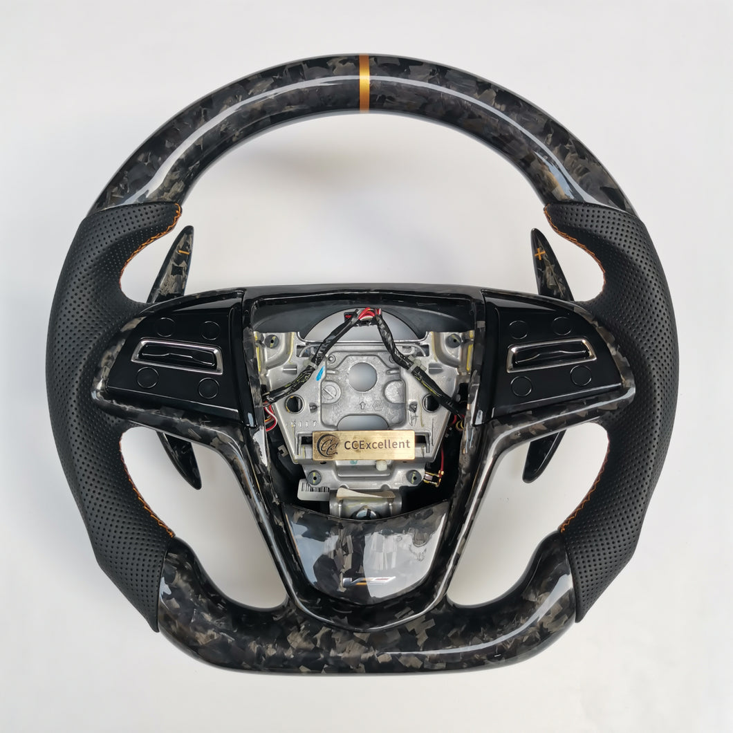 CCexcellent For Cadillac ATS 2014 2015 2016 2017 2018 2019 carbon fiber steering wheel