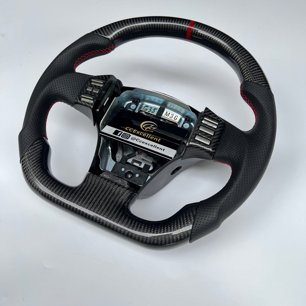 CCexcellent For Infiniti G35 2003 2004 2005 2006 carbon fiber steering wheel 5