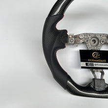 Load image into Gallery viewer, CCexcellent For Nissan 370Z 2009 2010 2011 2012 2013 2014 2015 2016 2017 2018 2019 2020 carbon fiber steering wheel with glossy carbon
