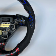 Load image into Gallery viewer, CCexcellent  For Acura TSX 2004 2005 2006 2007 2008 carbon  fiber steering wheel with LED at the top
