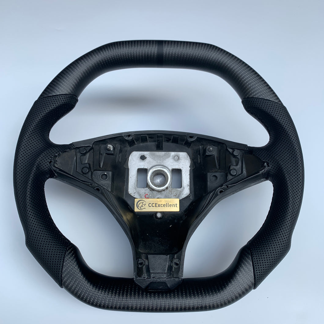 CCexcellent For Tesla Model X carbon fiber steering wheel