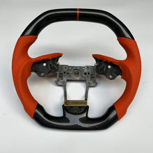 Load image into Gallery viewer, CCexcellent  For Acura ZDX 2009 2010 2011 2012  carbon steering wheel with brown perforated leather sides
