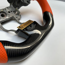Load image into Gallery viewer, CCexcellent  For Acura ZDX 2009 2010 2011 2012  carbon steering wheel with brown perforated leather sides
