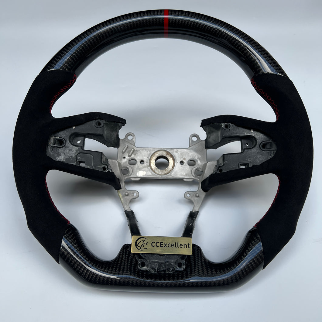 CCexcellent For Honda FK8 2016-2021 carbon fiber steering wheel
