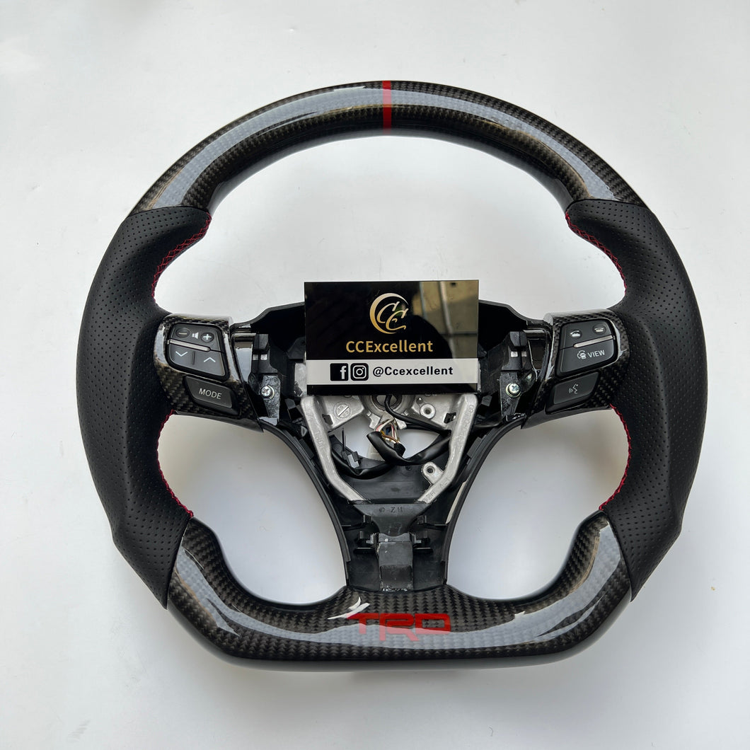 CCexcellent -For Toyota Camry Aurion carbon fiber steering wheel
