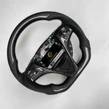 Load image into Gallery viewer, CCexcellent  For Acura MDX 2018 2019 2020 2021 2022 carbon  fiber steering wheel with black perforated leather sides
