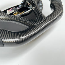 Load image into Gallery viewer, CCexcellent  For Acura MDX 2018 2019 2020 2021 2022 carbon  fiber steering wheel with black perforated leather sides
