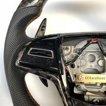 Load image into Gallery viewer, CCexcellent For Cadillac CTS 2014 2015 2016 2017 2018 2019 carbon fiber steering wheel with forged carbon fiber
