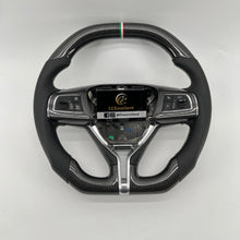 Load image into Gallery viewer, CCexcellent  For MASERATI GHIBLI M157 2014 2015 2016 2017 2018 2019 carbon fiber wheel  with black perforated leather sides
