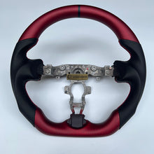 Load image into Gallery viewer, CCexcellent For Nissan Juke 2011-2017 carbon fiber steering wheel with matte red carbon
