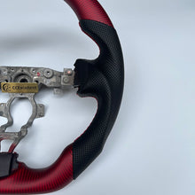 Load image into Gallery viewer, CCexcellent For Nissan Juke 2011-2017 carbon fiber steering wheel with matte red carbon
