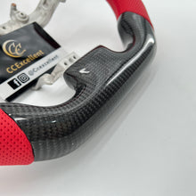 Load image into Gallery viewer, CCexcellent For Nissan 2009 2010 2011 2012 2013 2014 2015 2016 GTR carbon fiber steering wheel with JP LED
