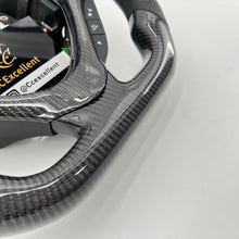 Load image into Gallery viewer, CCexcellent  For Acura TSX 2009 2010 2011 2012 2013 2014 carbon fiber steering wheel with black perforated leather sides
