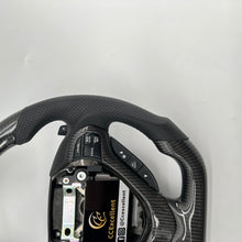 Load image into Gallery viewer, CCexcellent  For Acura TSX 2009 2010 2011 2012 2013 2014 carbon fiber steering wheel with black perforated leather sides
