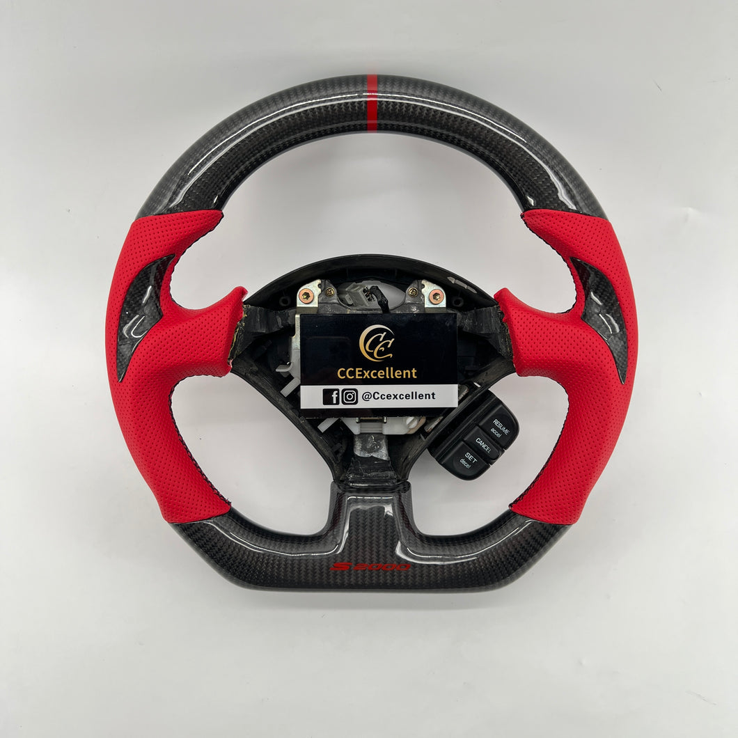 CCexcellent For Honda Insight 2000-2006 carbon fiber steering wheel