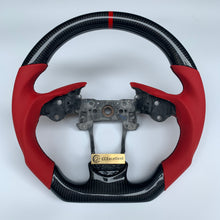 Load image into Gallery viewer, CCexcellent  For Acura TL 2009 2010 2011 2012 2013 2014 carbon fiber wheel with red perforated leather sides
