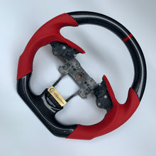 Load image into Gallery viewer, CCexcellent  For Acura TL 2009 2010 2011 2012 2013 2014 carbon fiber wheel with red perforated leather sides
