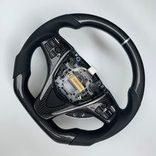 Load image into Gallery viewer, CCexcellent  For Acura MDX 2018 2019 2020 2021 2022 carbon  fiber steering wheel with black perforated leather sides
