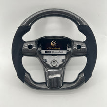 Load image into Gallery viewer, CCexcellent For Tesla 2017-2021 Model Y carbon fiber steering wheel
