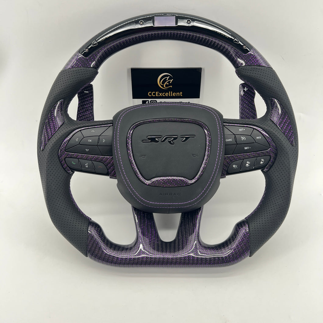 CCexcellent For Dodge Durango 2018 2019 2020 2021 carbon fiber steering wheel