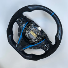 Load image into Gallery viewer, CCexcellent  For Acura MDX 2018 2019 2020 2021 2022 carbon  fiber steering wheel with black Italian alcantara sides
