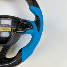 Load image into Gallery viewer, CCexcellent For Ford focus mk3 ST/RS 2015-2018 carbon fiber steering wheel with thumb grips

