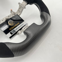 Load image into Gallery viewer, CCexcellent For Nissan GTR R35 2009-2016 carbon fiber steering wheel with black Suede
