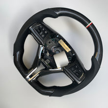 Load image into Gallery viewer, CCexcellent  For MASERATI GHIBLI M157 2014 2015 2016 2017 2018 2019 carbon fiber wheel with black perforated leather sides
