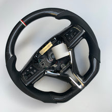 Load image into Gallery viewer, CCexcellent  For MASERATI GHIBLI M157 2014 2015 2016 2017 2018 2019 carbon fiber wheel with black perforated leather sides
