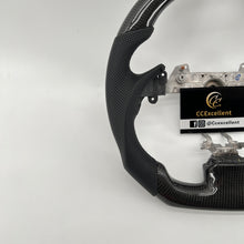 Load image into Gallery viewer, CCexcellent For Infiniti G37/EX35/EX37 2008/2009/2010/2011/2012/2013 carbon fiber steering wheel with black perforated leather

