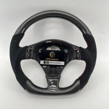 Load image into Gallery viewer, CCexcellent For 2008 2009 2010 2011 2012 2013 2014 2015 2016 2017 2018 2019 Maserati Gran Turismo carbon fiber steering wheel  with black Italian alcantara sides
