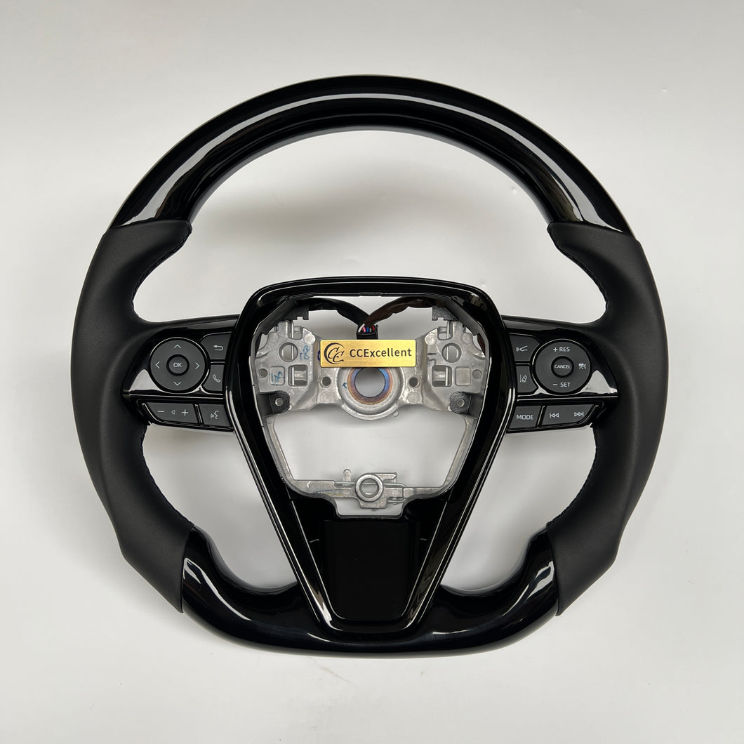 Custom CCexcellent -carbon fiber steering wheel  for 2018 2019 2020 2021 Toyota camry SE/XSE/TRD