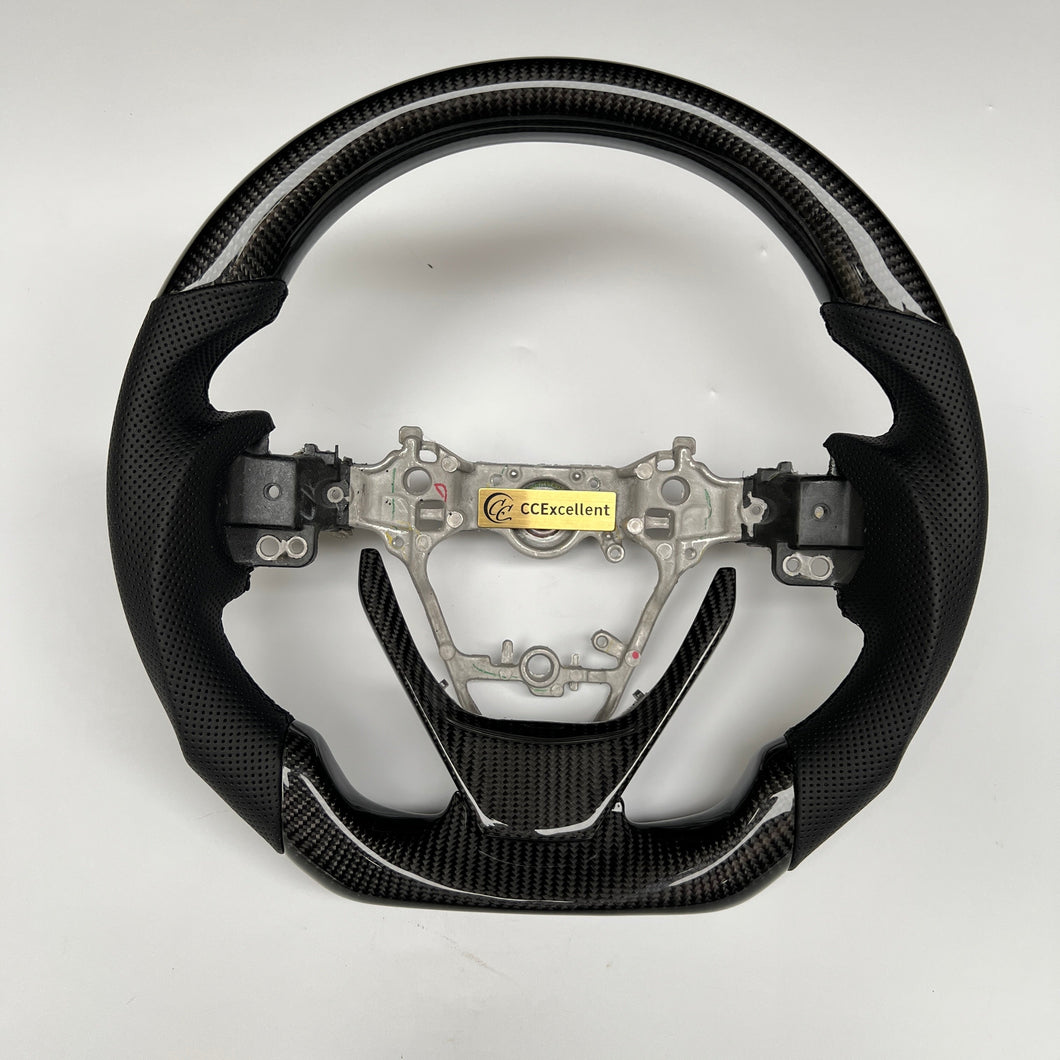 CCexcellent -For Toyota Corolla iM 2015 2016 2017-2018 carbon fiber steering wheel carbon fiber steering wheel