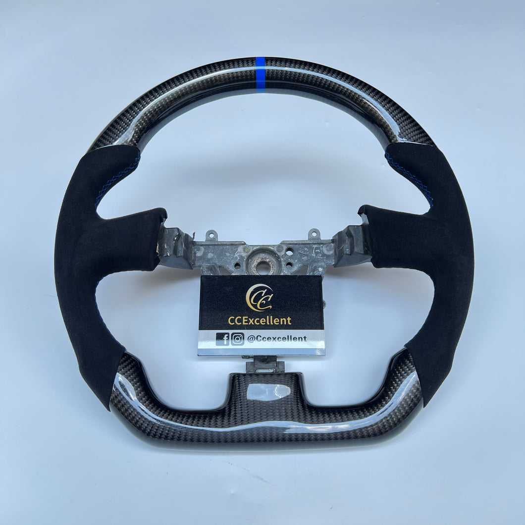 CCexcellent For Impreza WRX (WRX STI)2008/2009/2010/2011/2012/2013/2014 carbon fiber steering wheel