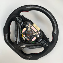 Load image into Gallery viewer, CCexcellent  For Acura TSX 2009 2010 2011 2012 2013 2014 carbon steering wheel with black perforated leather sides

