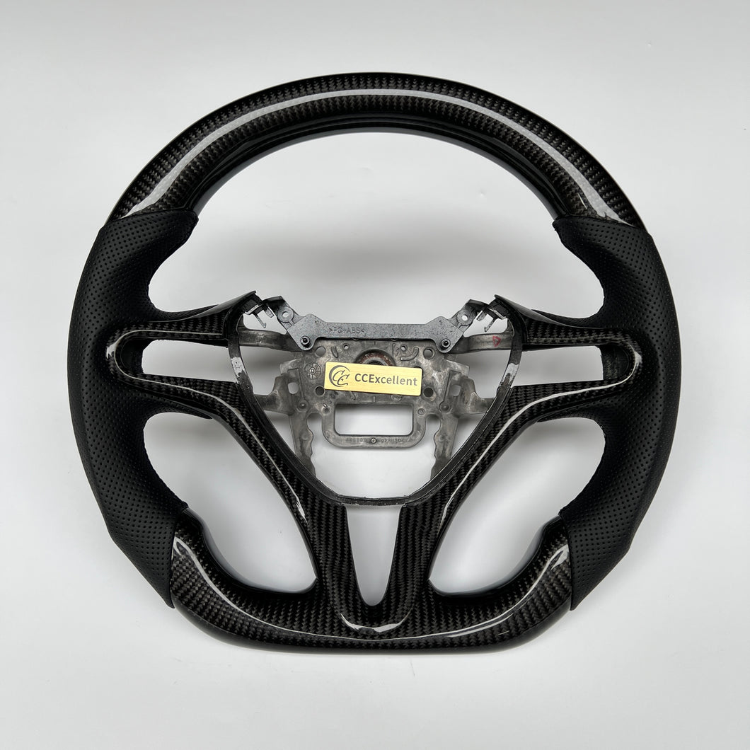 CCexcellent For Honda Jazz 2008-2014 carbon fiber steering wheel