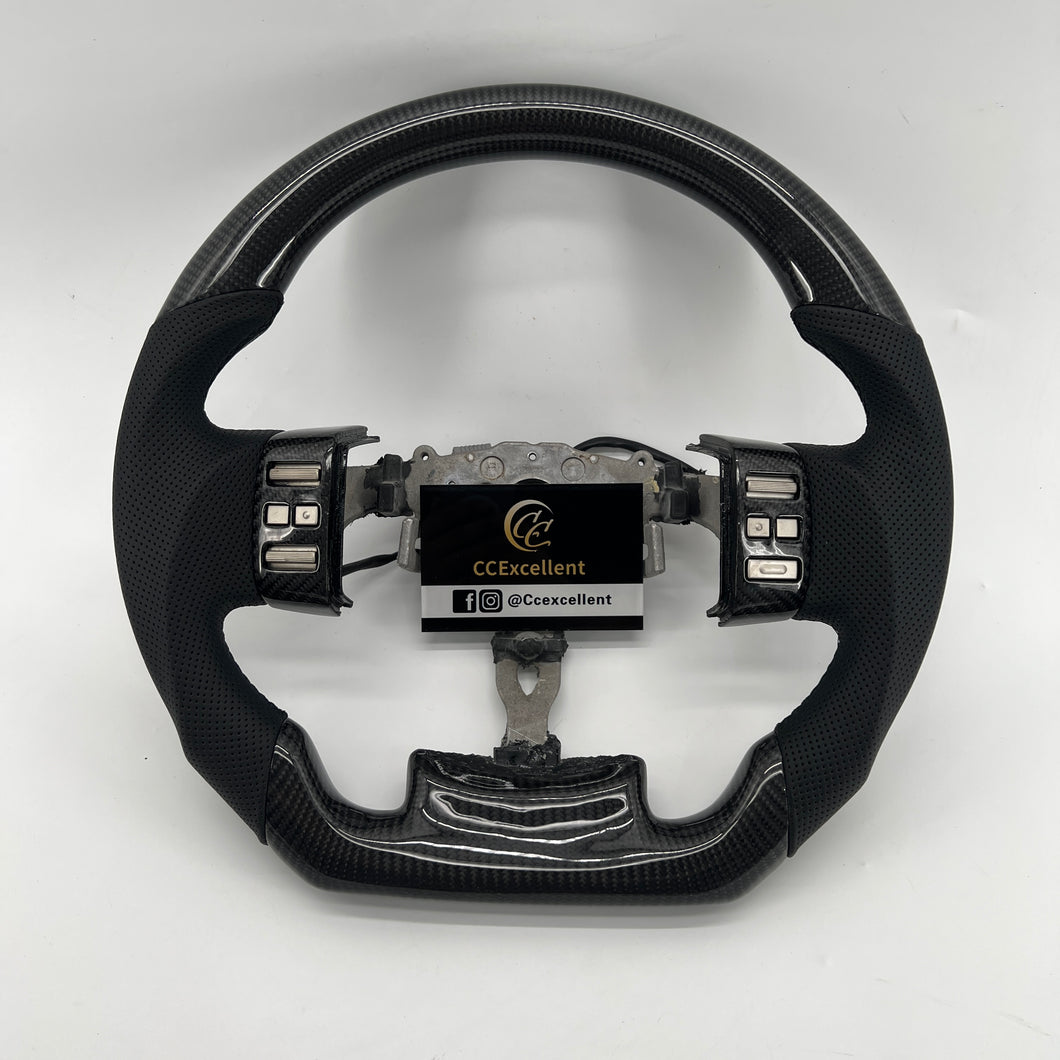 CCexcellent For Nissan Armada 2004 2005 2006 2007 2008 2009 2010 2011 2012 carbon fiber steering wheel