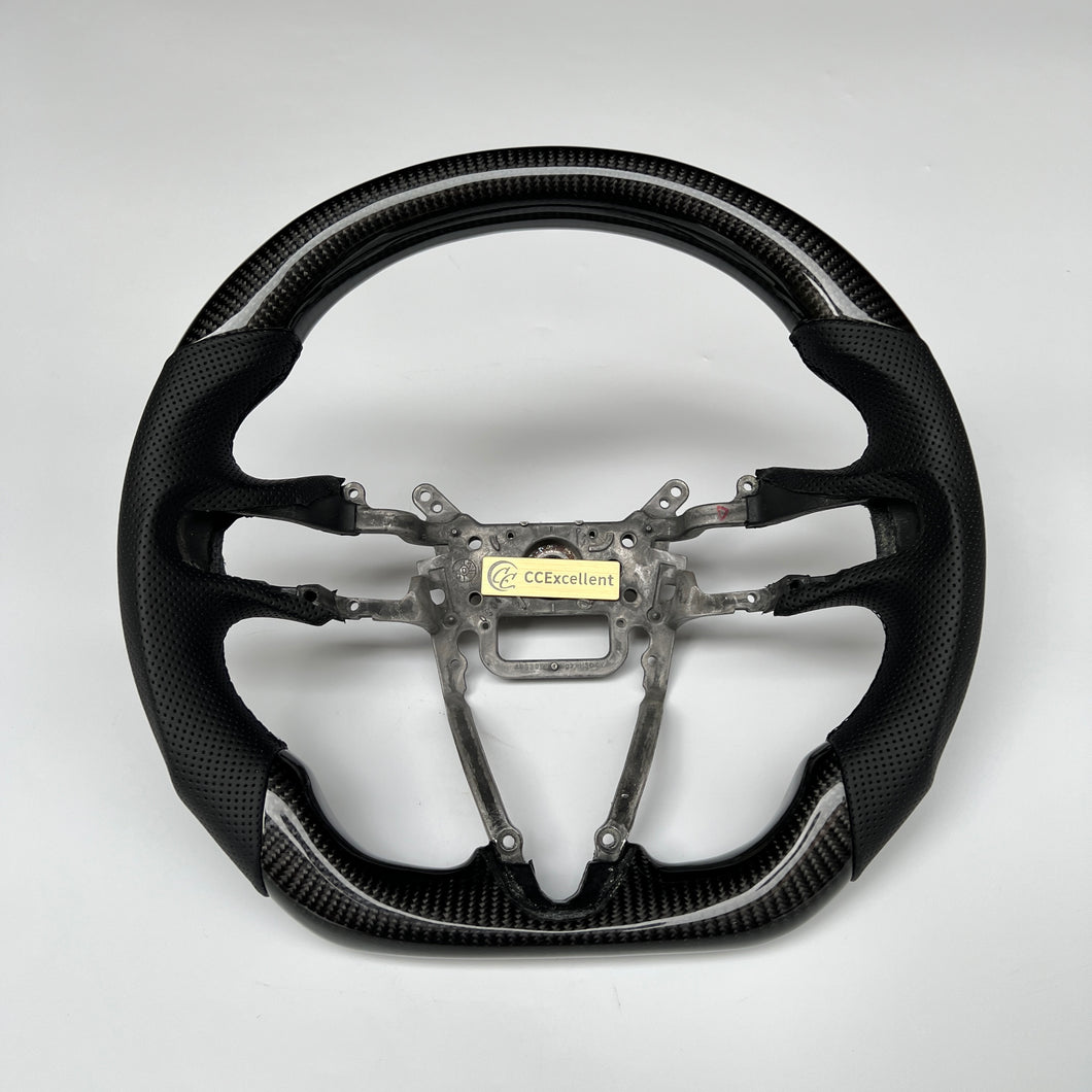 CCexcellent For Honda Fit 2009-2013 carbon fiber steering wheel