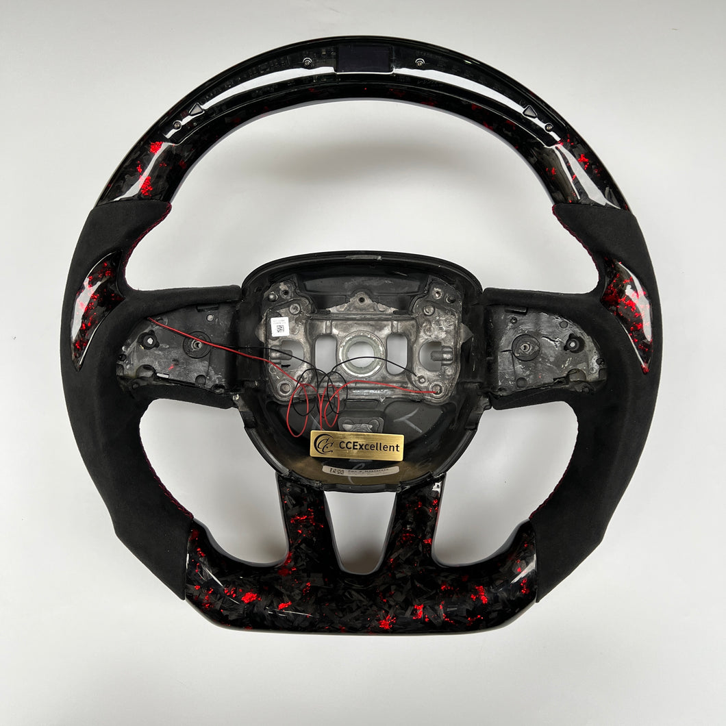 CCexcellent For Dodge (SRT) Challenger 2015 2016 2017 2018 2019 2020 2021 carbon fiber steering wheel